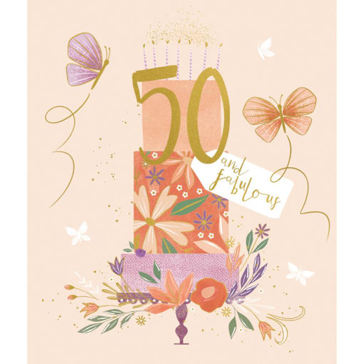 Picture of HAPPY 50TH BIRTHDAY CARD